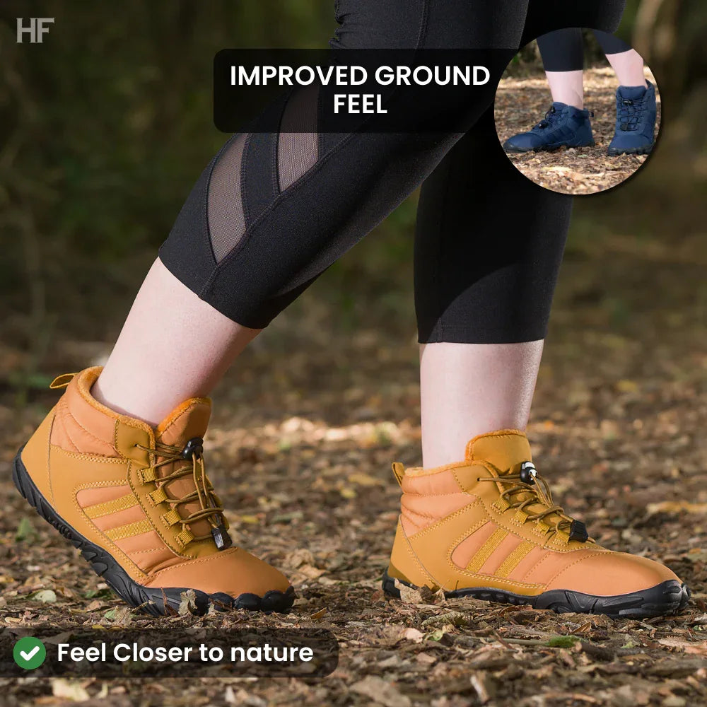 Pewna Zima Pro™ Buty Barefoot Zimowe, Wodoodporne i Antypoślizgowe - do Aktywności na Świeżym Powietrzu