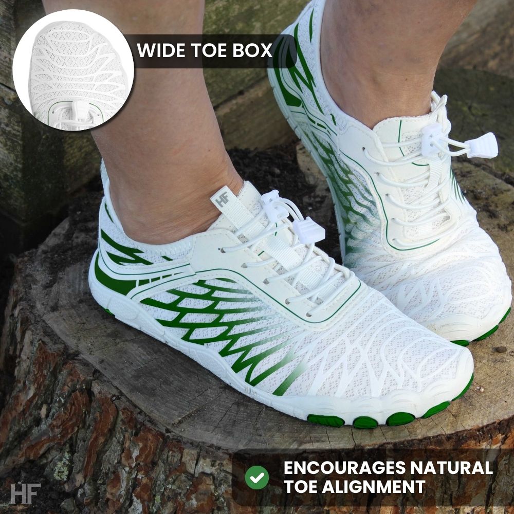 Pewny Komfort Pro™ Buty Barefoot – Antypoślizgowe, Ekologiczne, Unisex, Podeszwa "Zero-Drop"