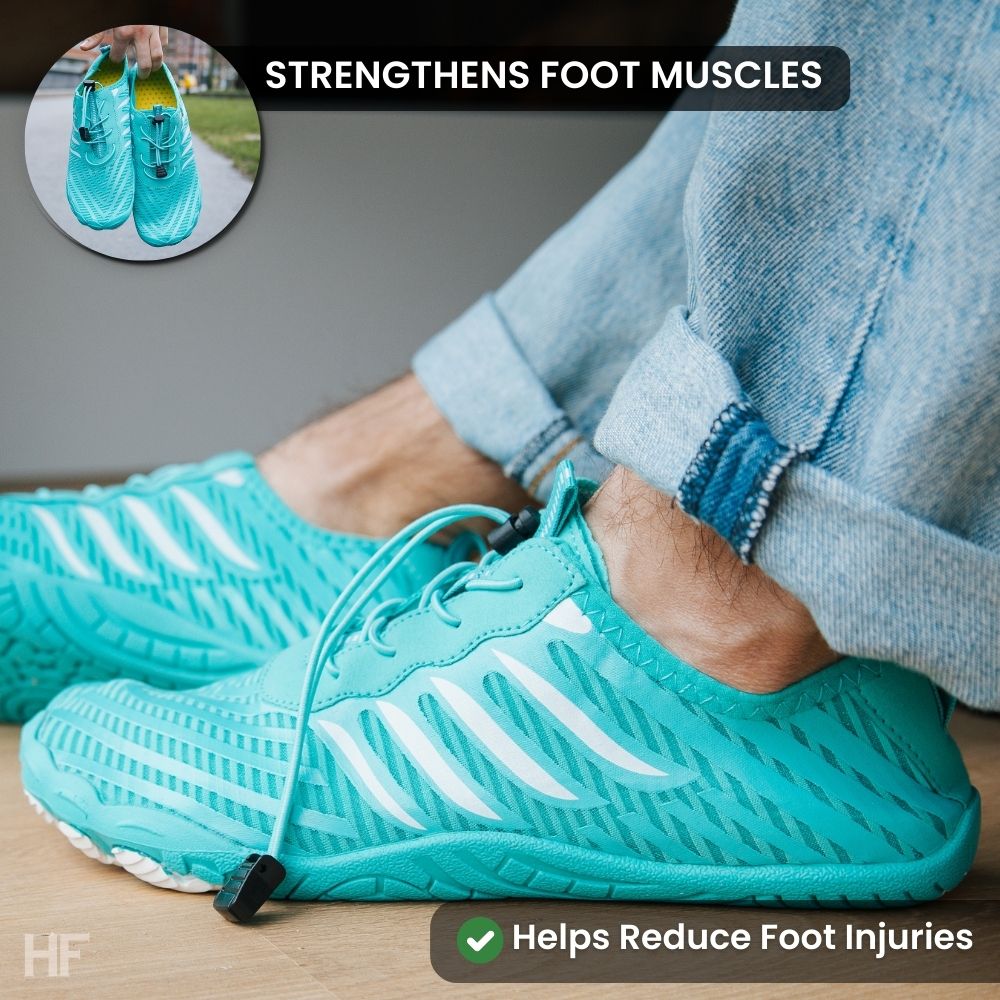 Pewna Moc Pro™ - Buty Barefoot z Oddychającym Materiałem i Antypoślizgową Podeszwą – Naturalne Wsparcie dla Stóp