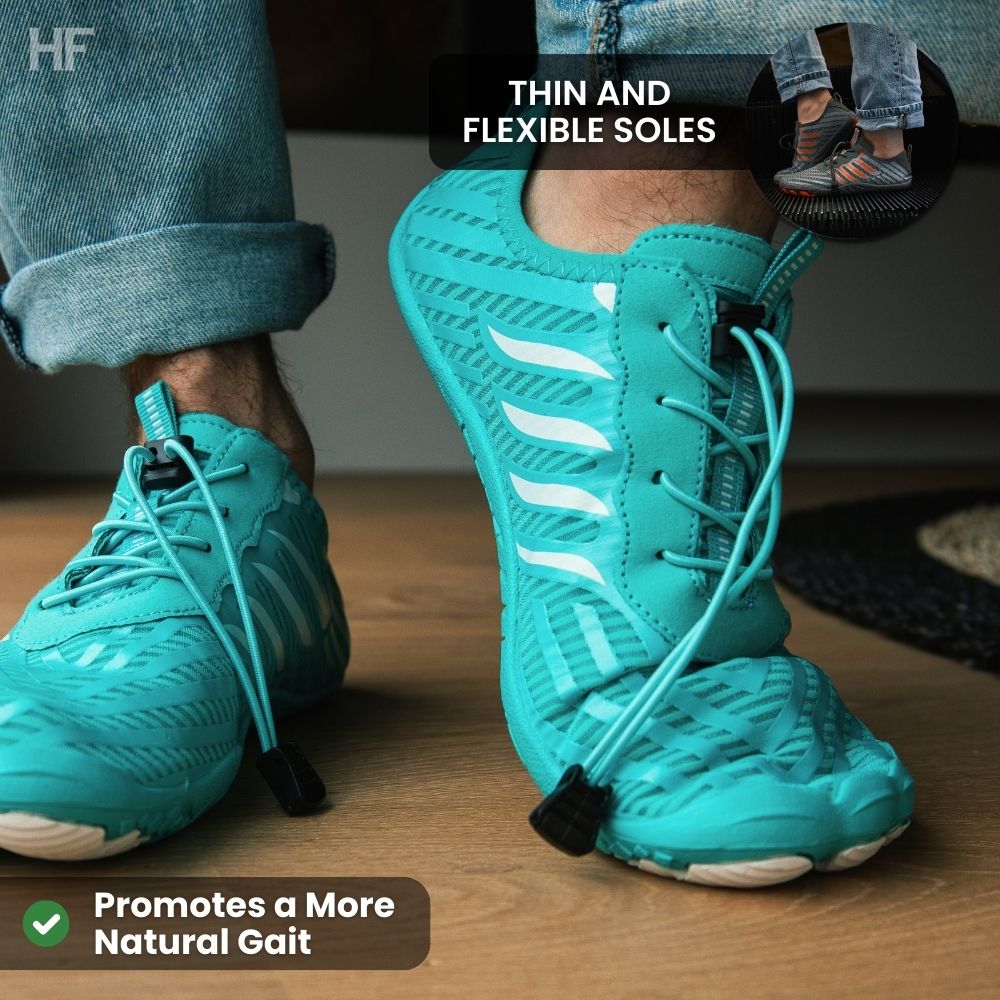Pewna Moc Pro™ - Buty Barefoot z Oddychającym Materiałem i Antypoślizgową Podeszwą – Naturalne Wsparcie dla Stóp
