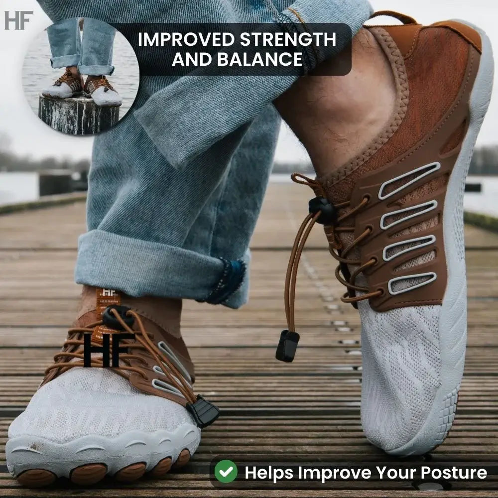 Pewny Rytm™ - Buty Barefoot, Antypoślizgowe, Ultra-Lekkie, Elastyczne, Podeszwa "Zero-Drop"