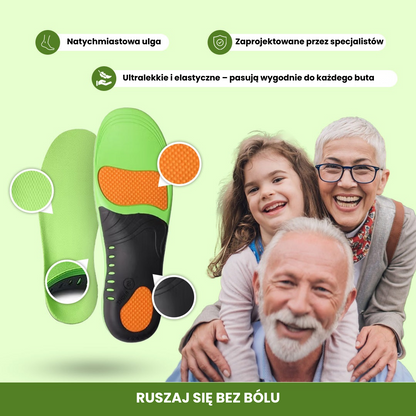 Wkładki Ergonomiczne – Amortyzujące i Łagodzące Ból
