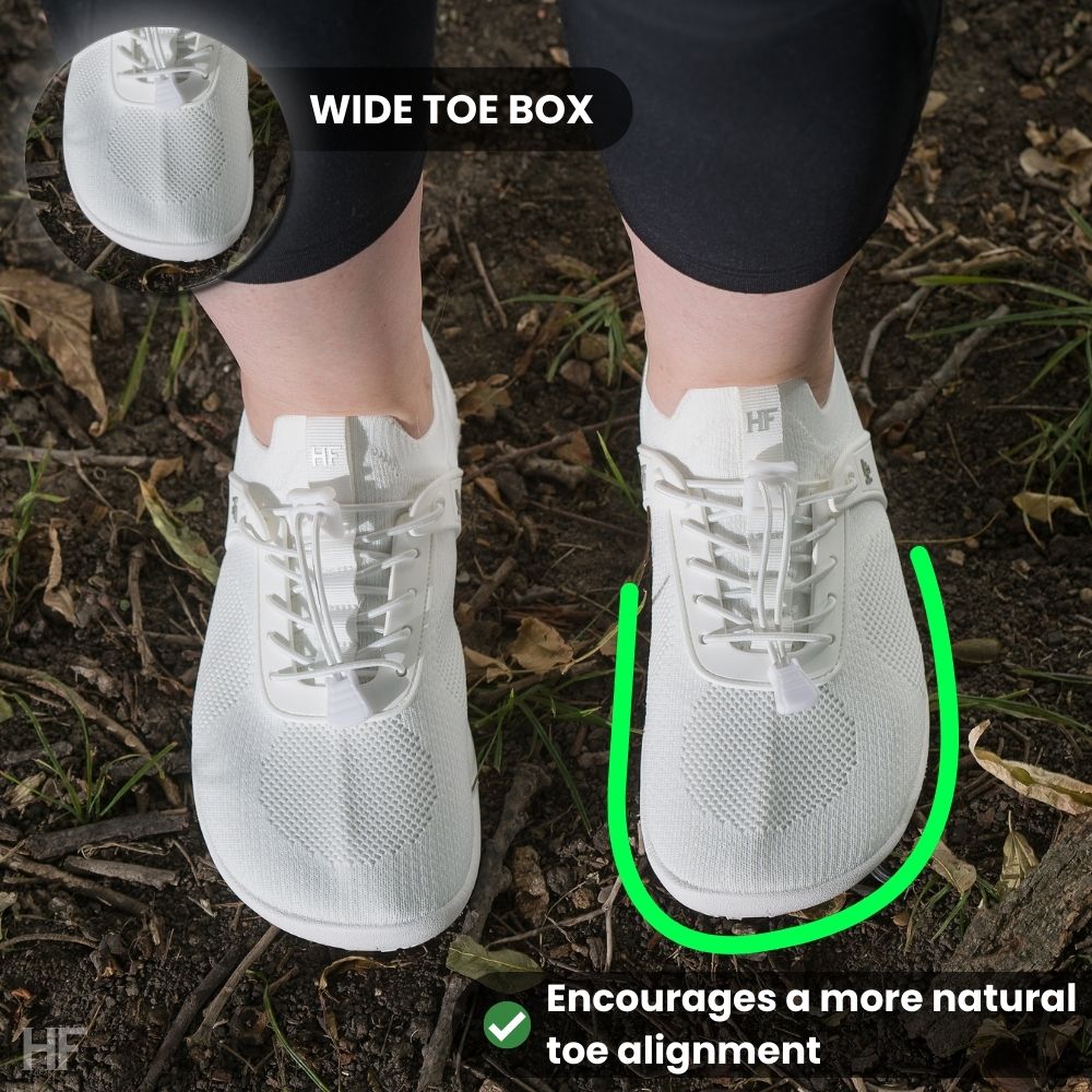 Pewna Komfort Pro™ - Buty Barefoot z Podeszwą Zero-Drop i Antypoślizgową – Wygodne i Elastyczne do Naturalnego Ruchu