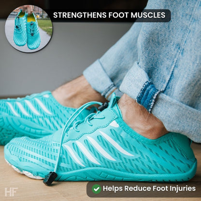 Pewna Moc Pro™ - Buty Barefoot z Oddychającym Materiałem i Antypoślizgową Podeszwą – Naturalne Wsparcie dla Stóp