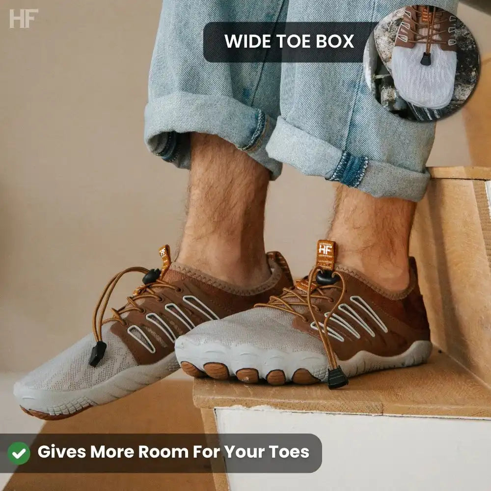 Pewny Rytm™ - Buty Barefoot, Antypoślizgowe, Ultra-Lekkie, Elastyczne, Podeszwa "Zero-Drop"